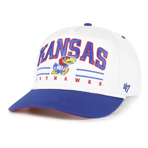 Kansas Jayhawks 47 Brand Roscoe Rope Kids' Snapback Hat One Size White