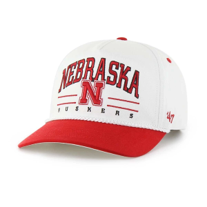 Nebraska Cornhuskers 47 Brand Roscoe Rope Kids' Snapback Hat One Size White