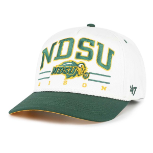 North Dakota State Bison 47 Brand Roscoe Rope Kids' Snapback Hat One Size White
