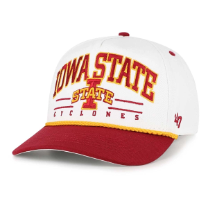 Iowa State Cyclones 47 Brand Roscoe Rope Kids' Snapback Hat One Size White