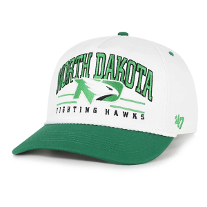 North Dakota Fighting Hawks 47 Brand Roscoe Rope Kids' Snapback Hat One Size White
