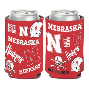Wincraft Nebraska Cornhuskers Scatter-Print Can Cooler