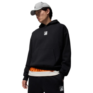Men's Jordan Brooklyn Fleece AOP Hoodie Small Black/White