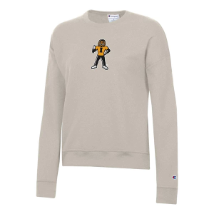 Iowa Hawkeyes Champion Women's Crew XLarge Tan