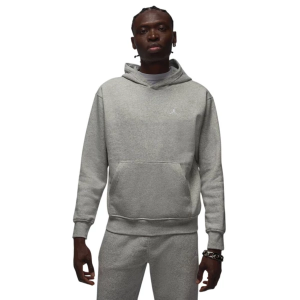 Men's Jordan Jordan Brooklyn Fleece Hoodie Hoodie Large Grey Heather/White