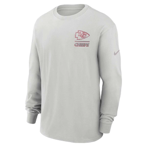 Kansas City Chiefs Nike M90 Essential Long Sleeve T-Shirt 2XLarge Photon Blue