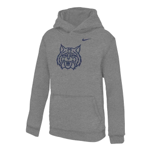 Arizona Wildcats Nike Kids Hoodie XLarge Heather Grey