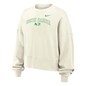 North Dakota Fighting Hawks Nike Kids Girls' Crew Large Sail