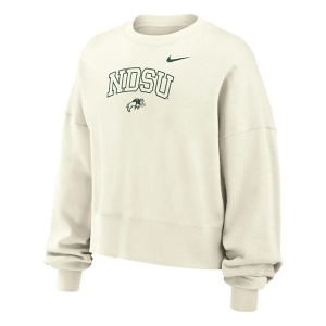North Dakota State Bison Nike Kids Girls' Crew Medium Sail
