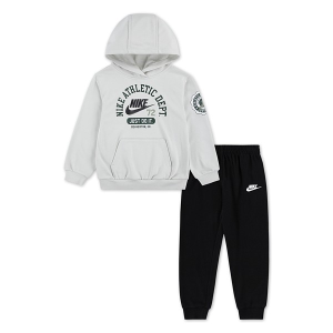 Boys' Nike French Terry Pullover and Pants Set 7Y Black