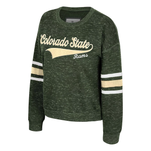 Colorado State Rams Colosseum Women's Crew Medium Green