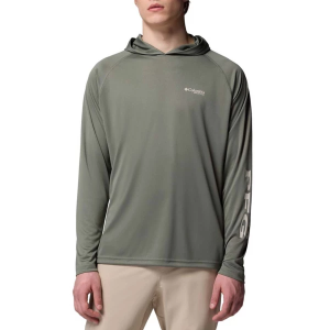 Men's Columbia Terminal Tackle Long Sleeve T-Shirt Medium Cyprss/Dark Stone Logo