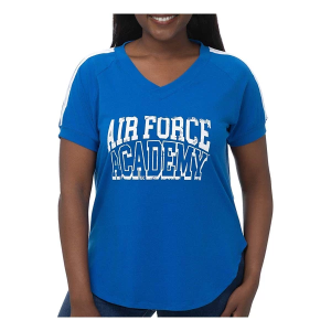 Air Force Falcons ZooZatZ Women's Hot Mama T-Shirt Small Royal