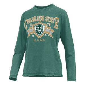 Colorado State Rams Pressbox Women's Windsor T-Shirt XLarge Green