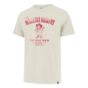 Nebraska Cornhuskers 47 Brand Wide Open T-Shirt Large Dune