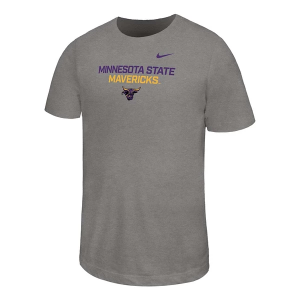 Minnesota State Mavericks Nike Team Legend Kids' T-Shirt Large Heather Grey