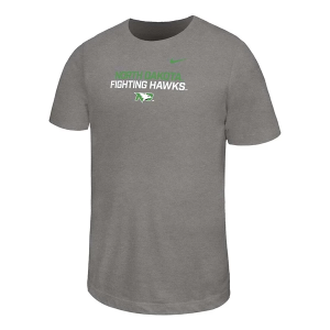 North Dakota Fighting Hawks Nike Team Legend Kids' T-Shirt Large Heather Grey