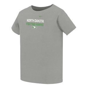 North Dakota Fighting Hawks Nike Team Legend Toddler T-Shirt 3T Heather Grey
