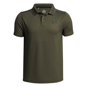 Boys' Under Armour Matchplay Polo XSmall Marine OD Green / Black