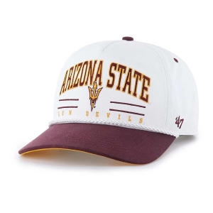 Arizona State Sun Devils 47 Brand Roscoe Rope Kids' Snapback Hat One Size White