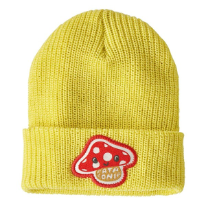 Patagonia Logo Beanie Baby One Size Amanita Rita Patch/Nearly Green