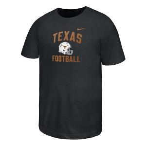 Texas Longhorns Nike Football Kids' T-Shirt XLarge Black
