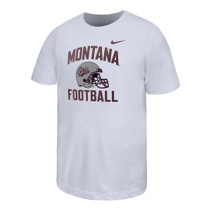 Montana Grizzlies Nike Football Kids' T-Shirt Large White