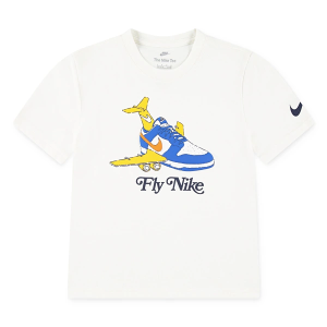 Boys' Nike "Fly Nike" T-Shirt 6Y Sail