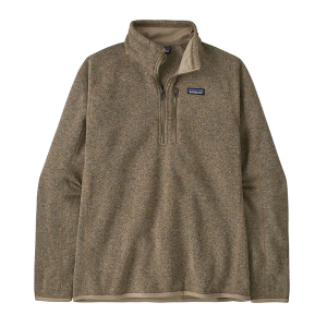 Men's Patagonia Better Sweater 1/4 Zip Jacket Medium Grey Heather