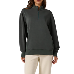Women's 7 Diamonds REV Boyfriend 1/4 Zip Pullover XSmall Basil