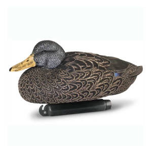 DOA Decoys Refuge Series Black Duck Floater Decoy - 6 Pack