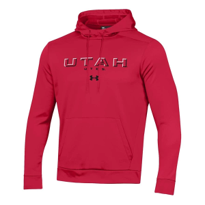 Utah Utes Under Armour Hoodie 3XLarge Red