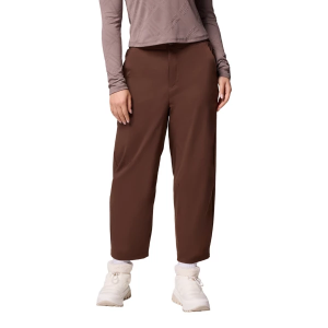 Women's Columbia Granite Point Pants Medium Tobacco