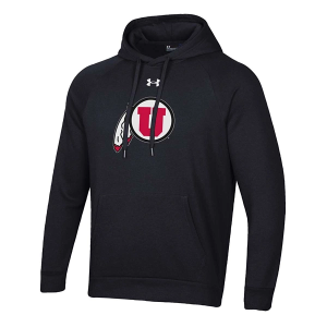 Utah Utes Under Armour Hoodie Small Black