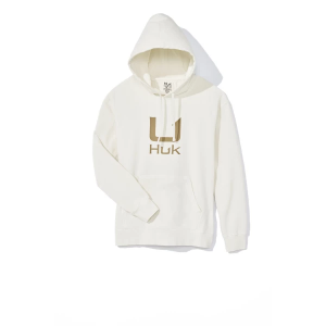 Men's Huk Barb U Hoodie 2XLarge Egret