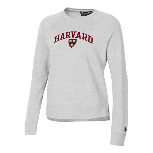 Harvard Crimson Under Armour Women's Crew XLarge Silver Heather