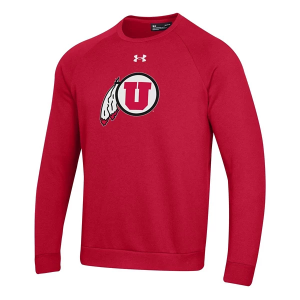 Utah Utes Under Armour Crew 2XLarge Red