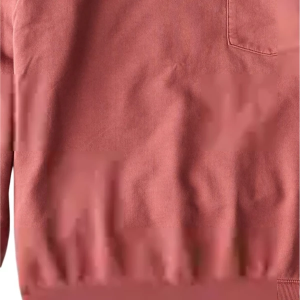 Men's Carhartt Midweight Garment Dye French Terry Pocket Crewneck Sweatshirt Large Dark Spice Red