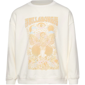Girls' Billabong Love Is All Crewneck Sweatshirt Medium Salt Crystal