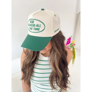 Women's KENZKUSTOMZ God Is Good Snapback Hat One Size Green