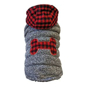 Fashion Pet Buffalo Plaid Dog Coat