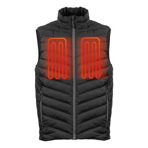 Men's Mobile Warming Backcountry Xtera Heated Work Vest Large Black