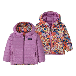 Patagonia Reversible Down Sweater Puffer Jacket Toddler 3T River River/Potters Red