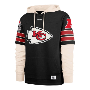 Kansas City Chiefs 47 Brand Zone Hoodie Small Black
