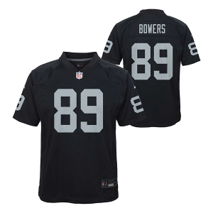 Las Vegas Raiders Brock Bowers #89 Nike Game Kids' Jersey Small Black