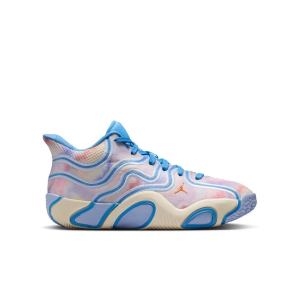 Kids' Jordan Tatum 3 Basketball Shoes Big 4.5 Regular University Blue/Camellia/Pale Ivory
