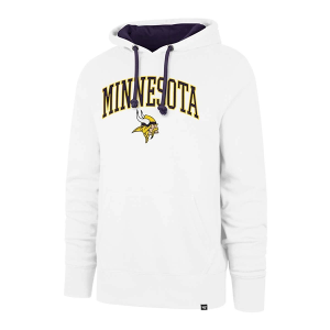 Minnesota Vikings 47 Brand Gamebreak Hoodie Large White