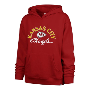 Women's Kansas City Chiefs 47 Brand Whirl Hoodie Large Red