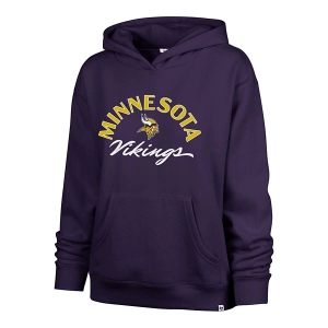 Women's Minnesota Vikings 47 Brand Whirl Hoodie XLarge Purple
