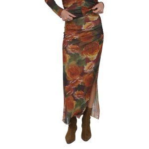 Women's Sage The Label Heart Beats Skirt XSmall Rose Petal Multi